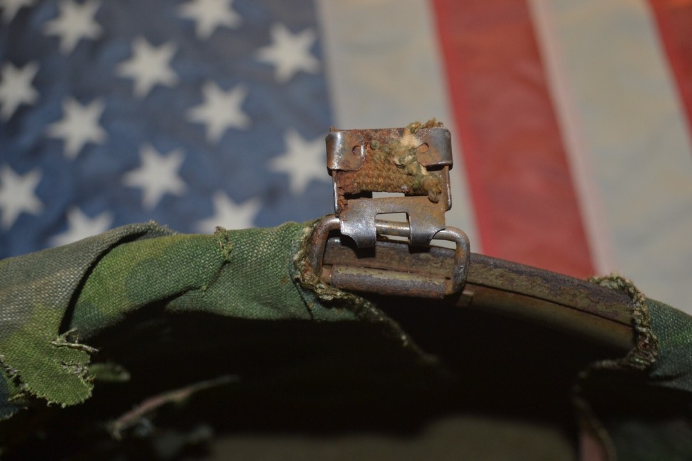 US M1 Helmets in Vietnam War