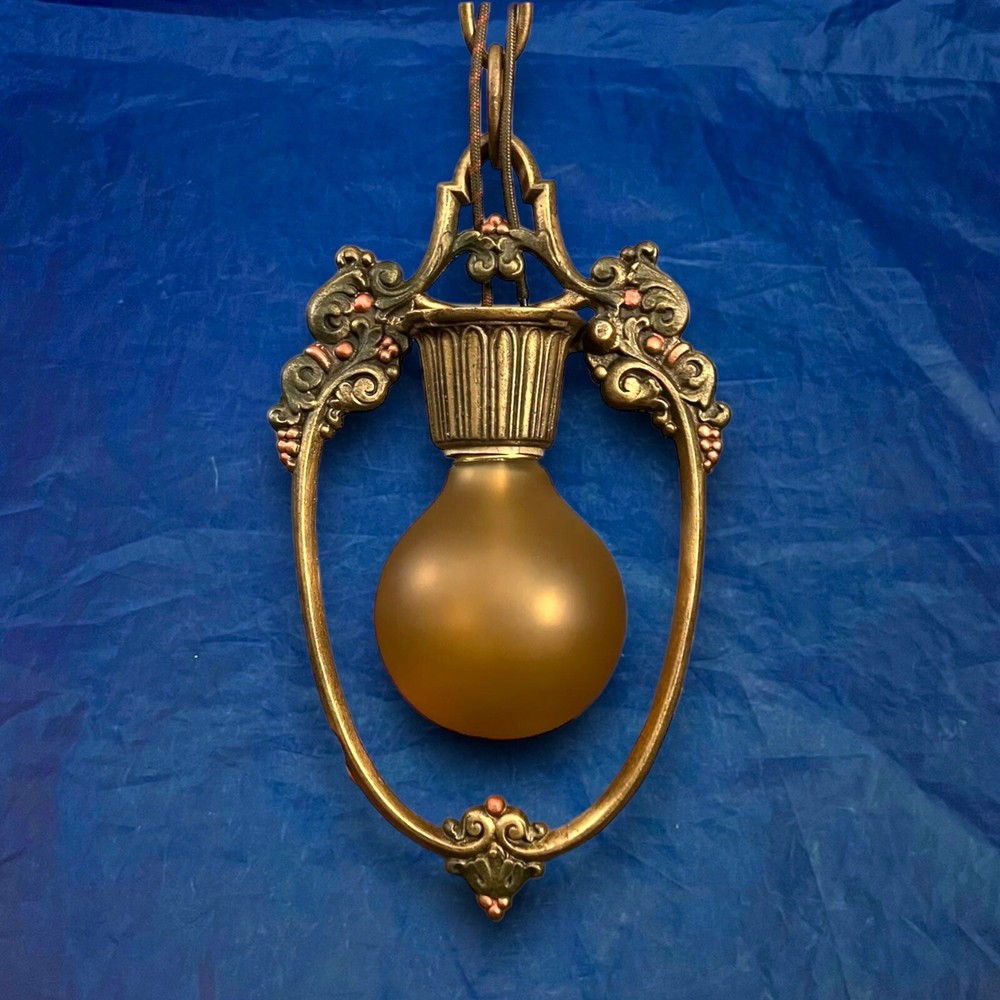 Rewired entry Riddle pendant light  beautiful Rare 145D
