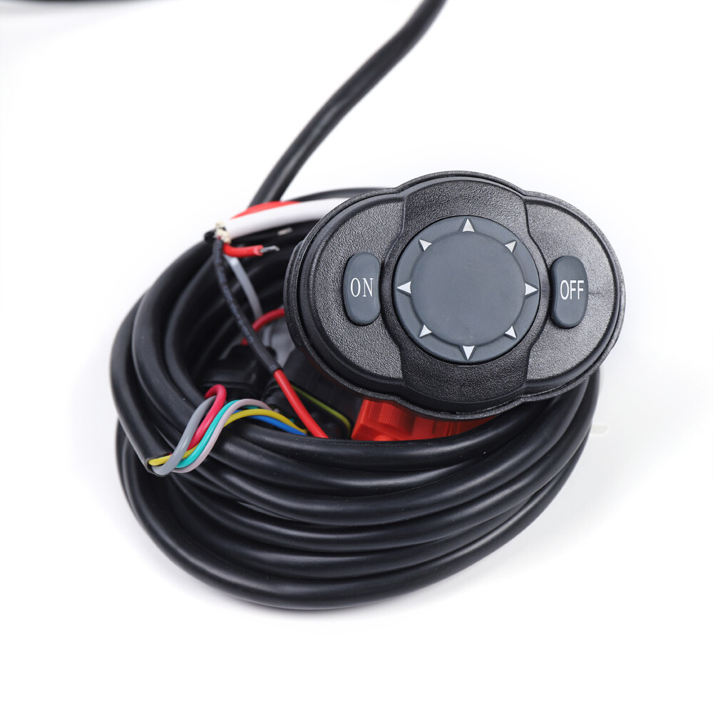 Boat Search Light Remote Control LED Marine Spotlight 100W 360 Rotate 2500LM US