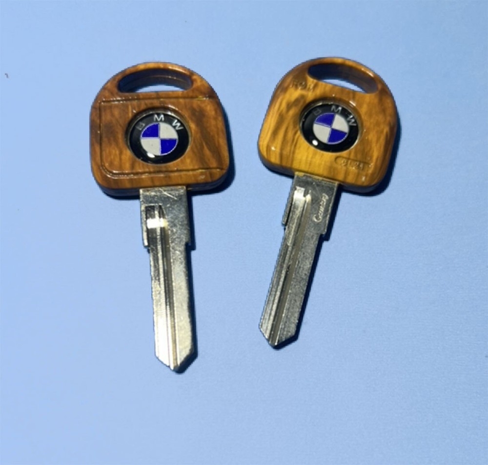 2 Brown Blank Key Fits BMW 3 5 6 7 SERIES E12 E21 E23 E24 E28 E30 M3 M5 Germany
