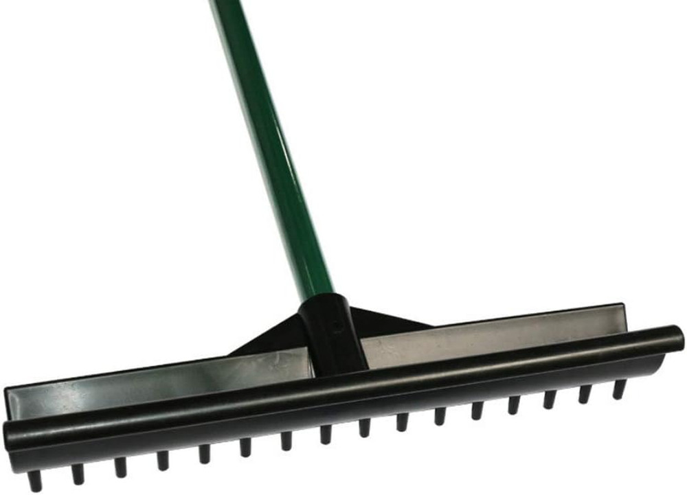 37.5X7.5Cm Golf Bunker Rake Head Replacement, 16 Teeth Double Sided Sand Trap Pi