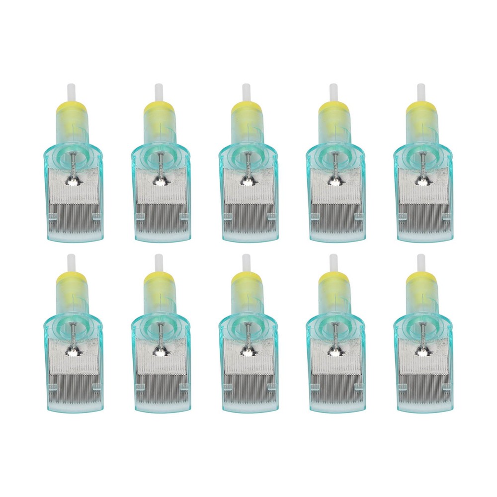 10pcs Flat Blade Tattoo Needles For Shader Smoothing Stroke Disposable Needles❀