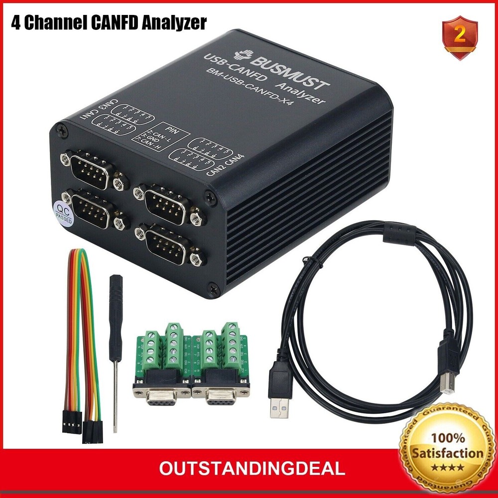 4 Channel CANFD Analyzer USB to CANFD Busmaster Upper Computer os67