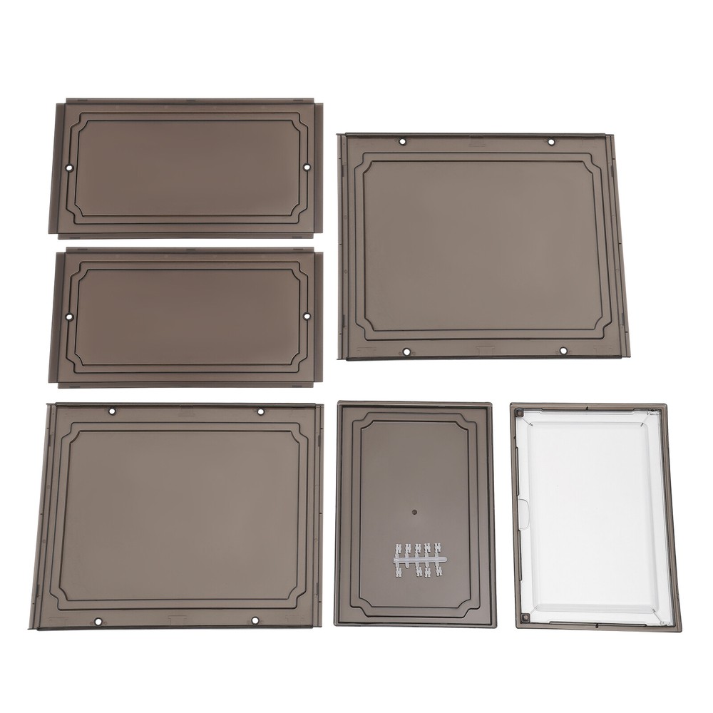 12*Stackable Shoe Storage Boxes PP & Acrylic Organizer Bins Dust-proof Container