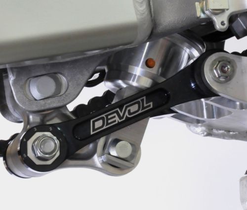 Devol Transformer Pull Rods Lowering Links For Honda CRF 450 RX 0116-1203