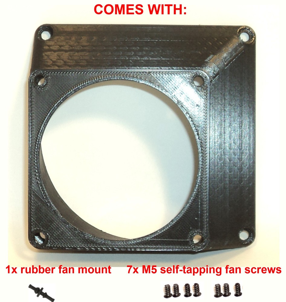 92mm to 70mm CORNER OFFSET Aligned FAN Adapter Converter change PC NAS Case Mod