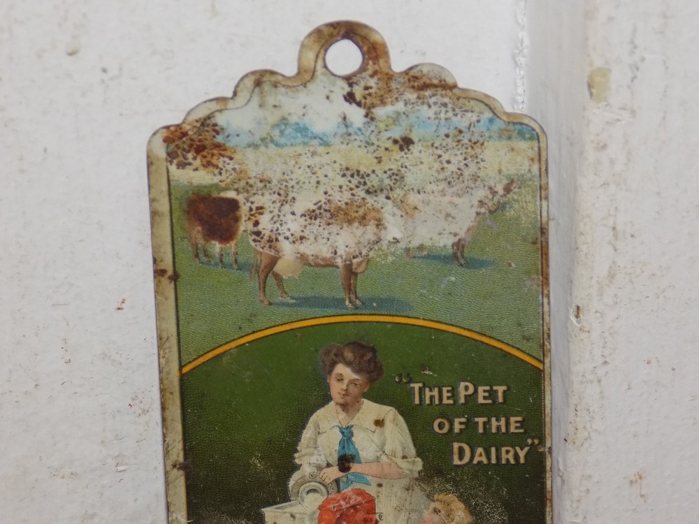 Vintage The Sharples Separator Tin Match Safe