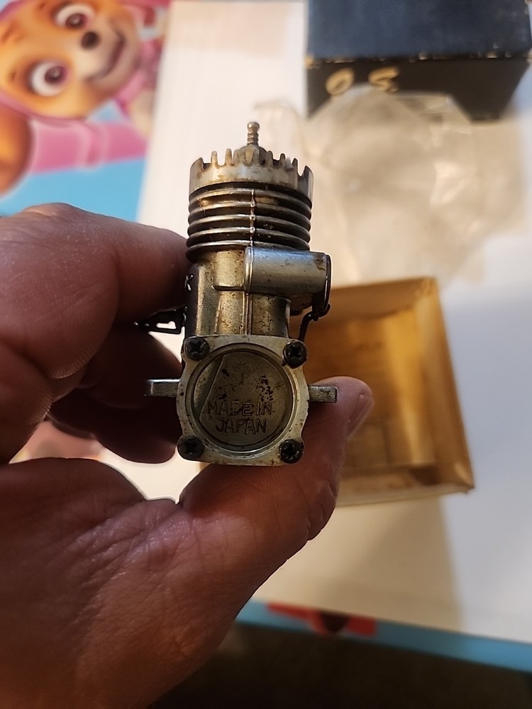 OS Max 10 R/C Model Airplane Glow Engine With Box And Paperwork