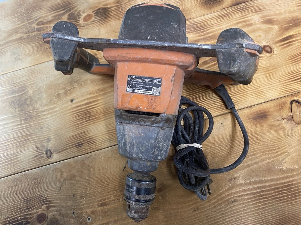 RIDGID R7135 Single Paddle Mixer/CORDED TOOL ONLY
