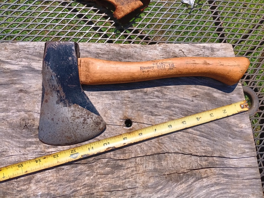 Vintage Plumb National Pattern Hatchet With Handle