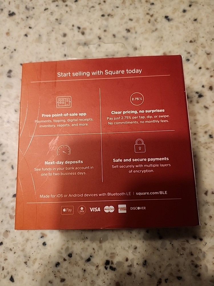 Square Reader Except Payments Everywhere New In Sealed Box