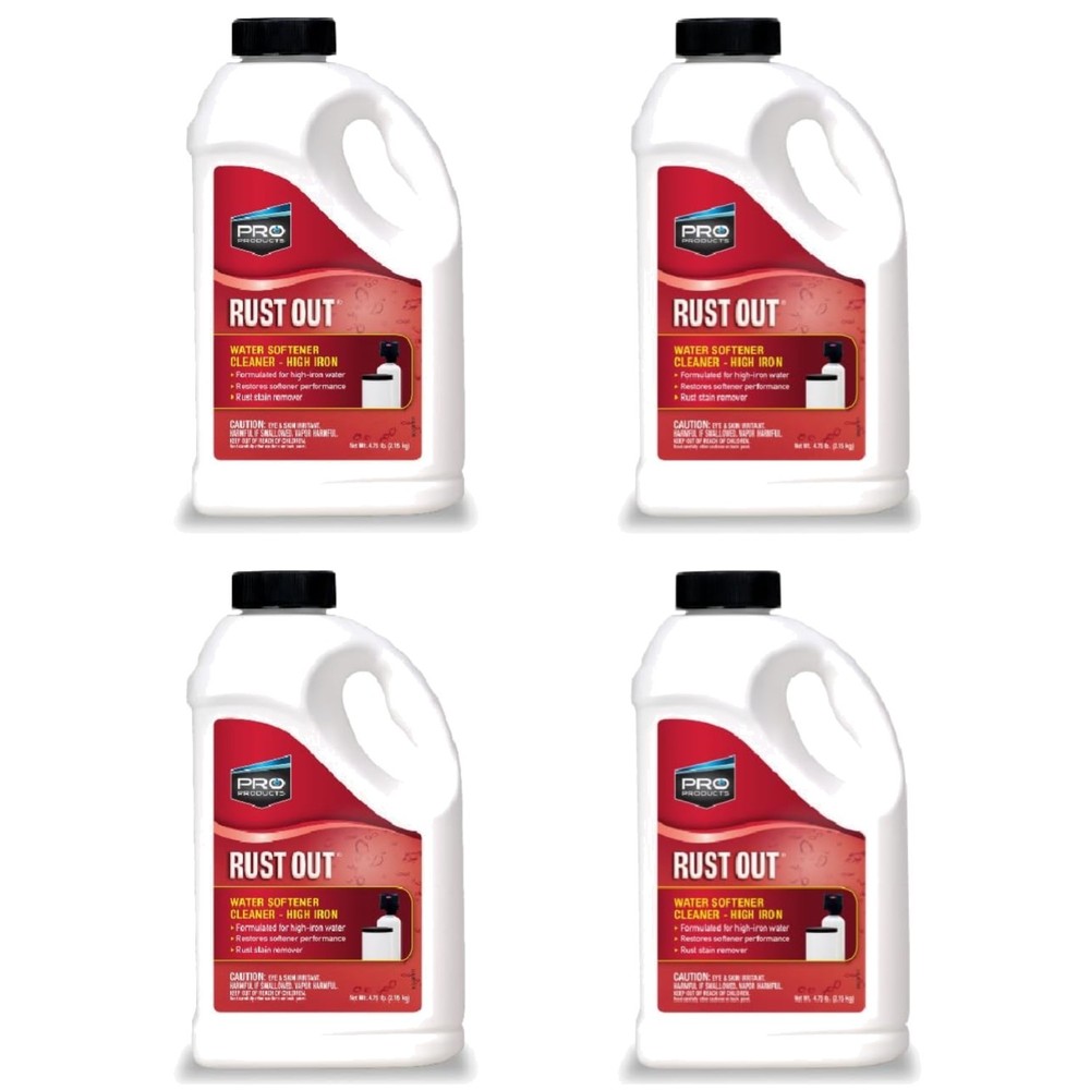 Water Softener Cleaner & Iron Remover, 76 oz (4 Pack)