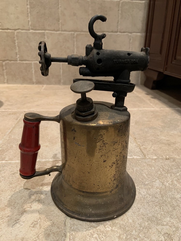 VINTAGE TURNER BRASS BLOW TORCH