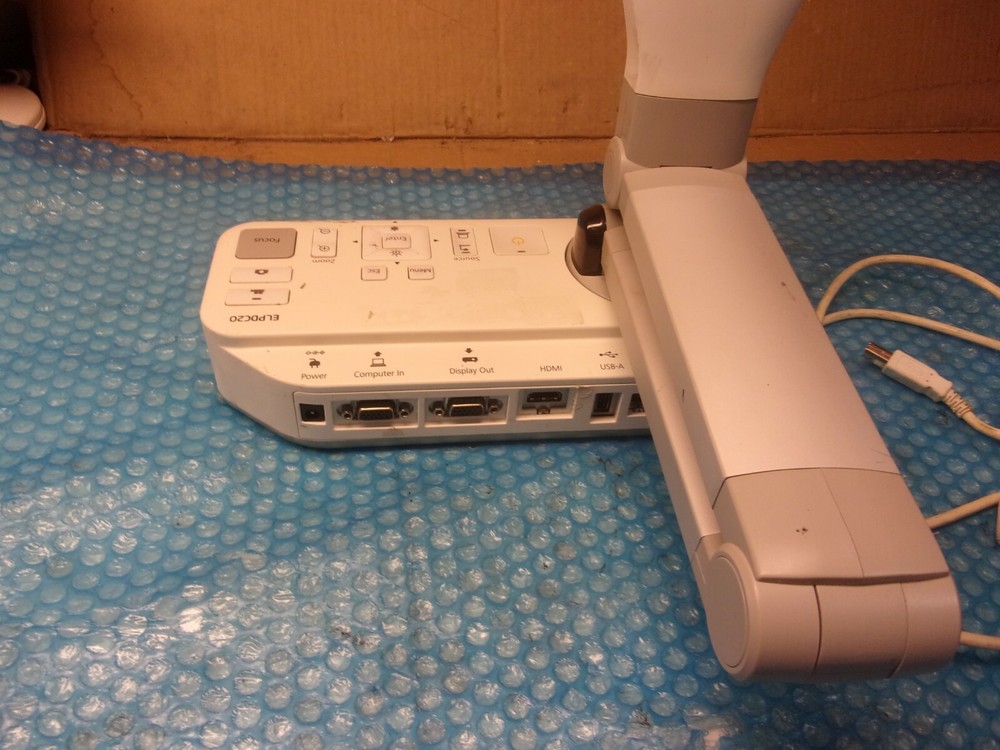 EPSON ELPDC20 High-Definition Document Camera Visualiser (N0NE TESTED)