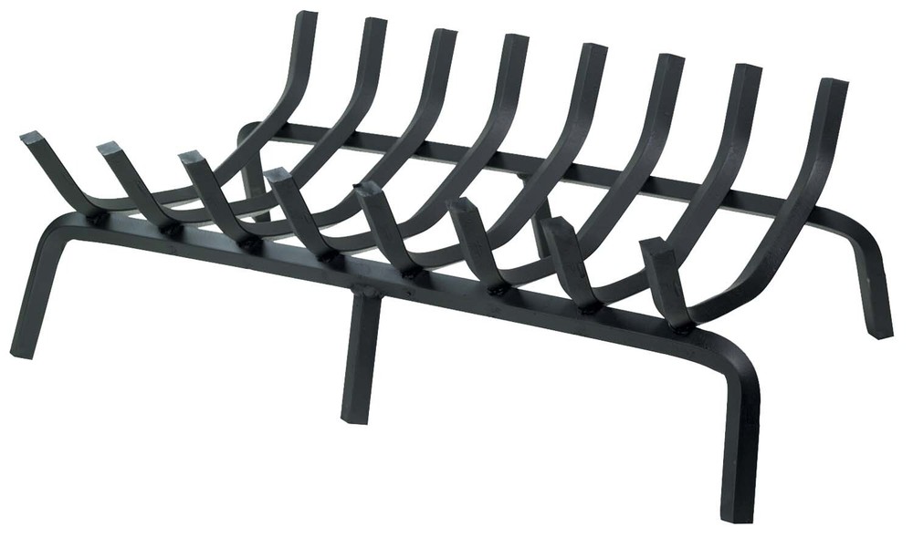 Dagan Eight Bar Rectangular Style Grate, 28.5in.