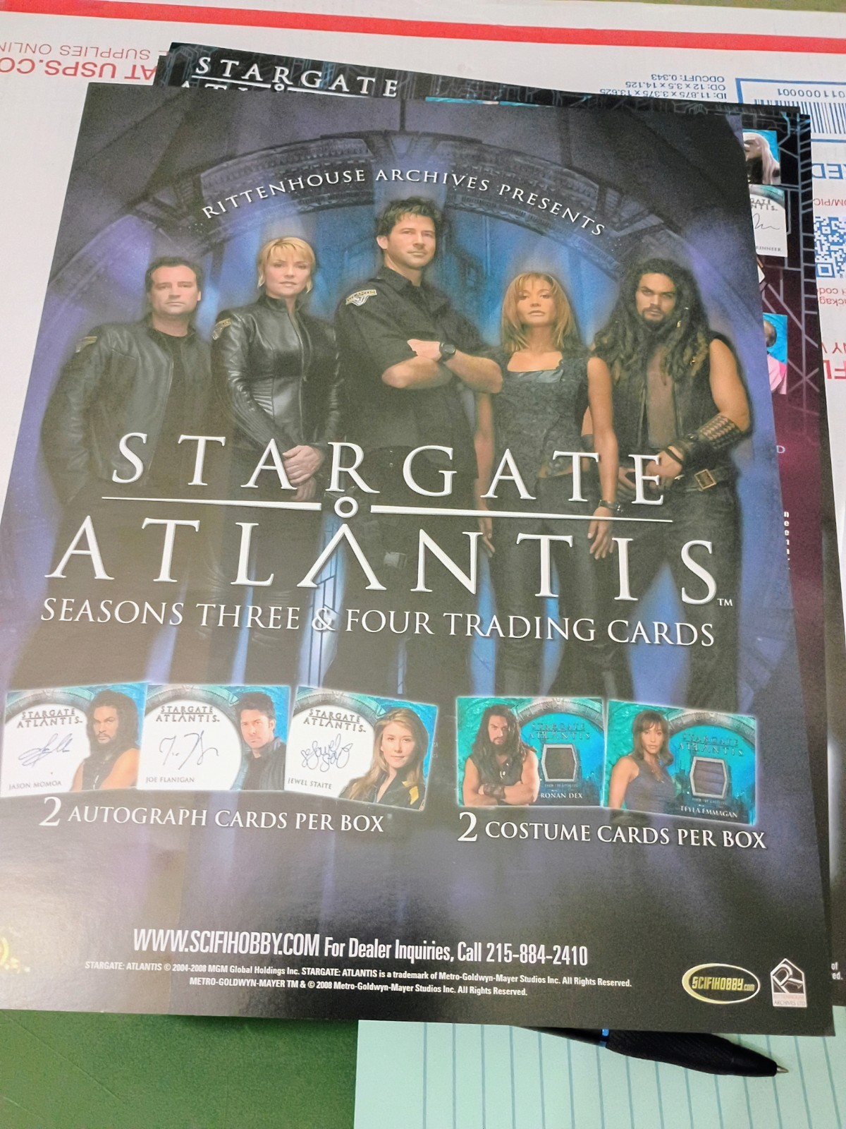 Lot Of 10 Stargate Atlantis 1,2,3 And SG1 6 7 8 9 10