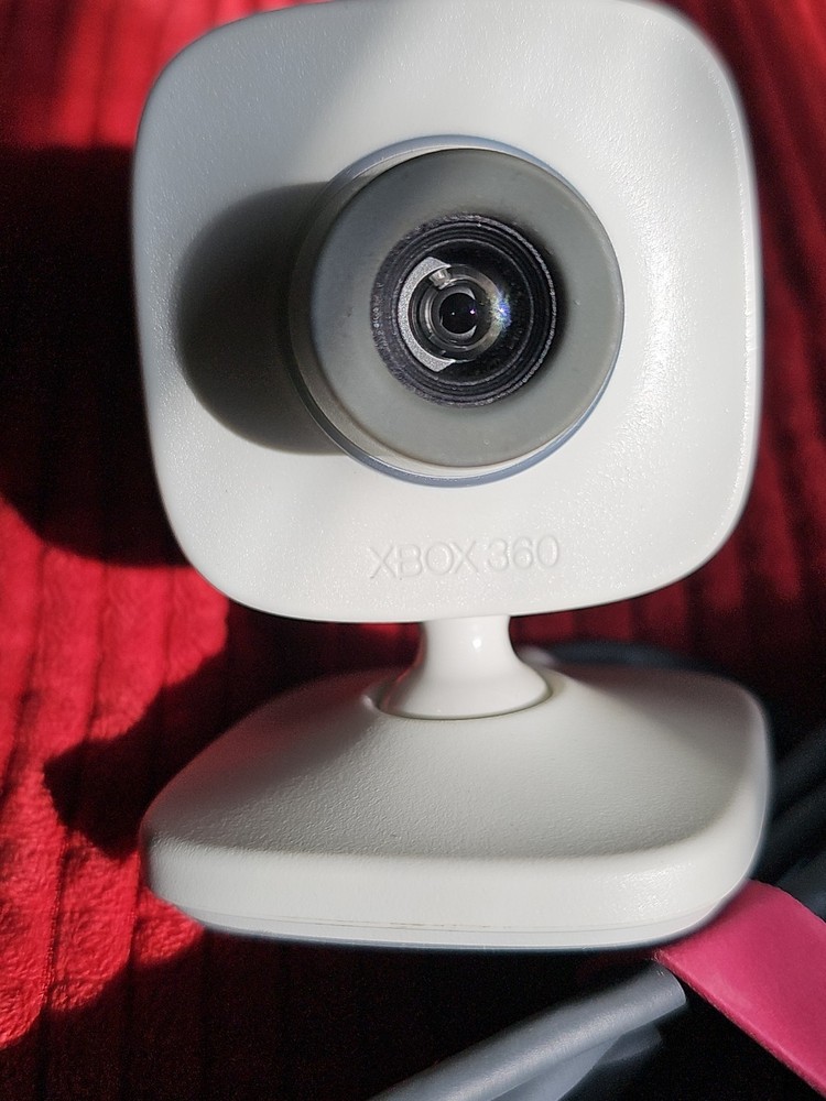 Original Microsoft Xbox 360 Live Vision Cam Webcam USB Camera White Tested