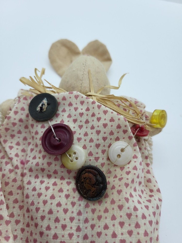 Vintage Primitive Bunny Rabbit 6" Tall