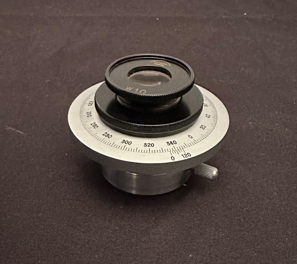 Tiyoda Topis Model W10 Rotary Optical Polarizer/Filter For Microscope