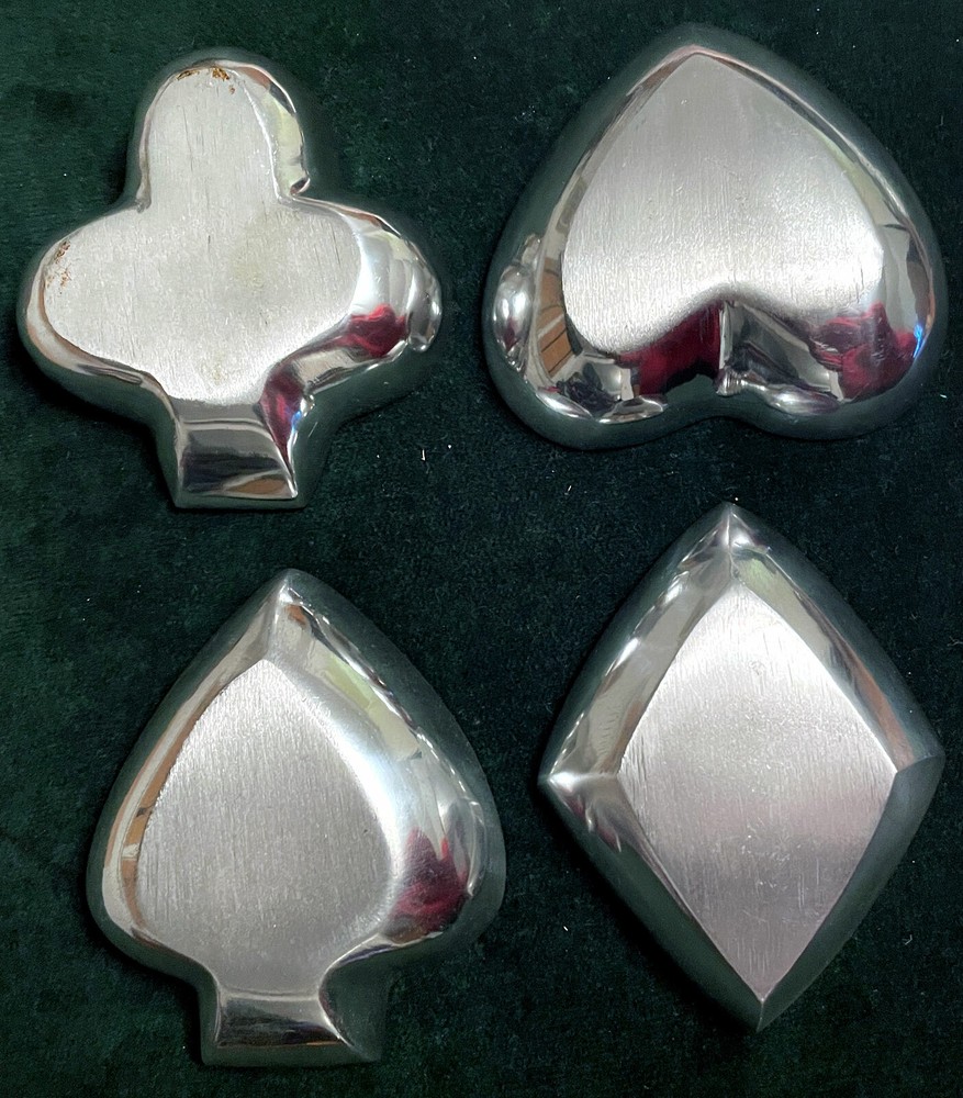 Heavy Metal Card Suit Dishes
