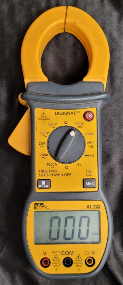 Ideal Digisnap Digital Snap-Around Volt-Ohm-Ammeter 61-722
