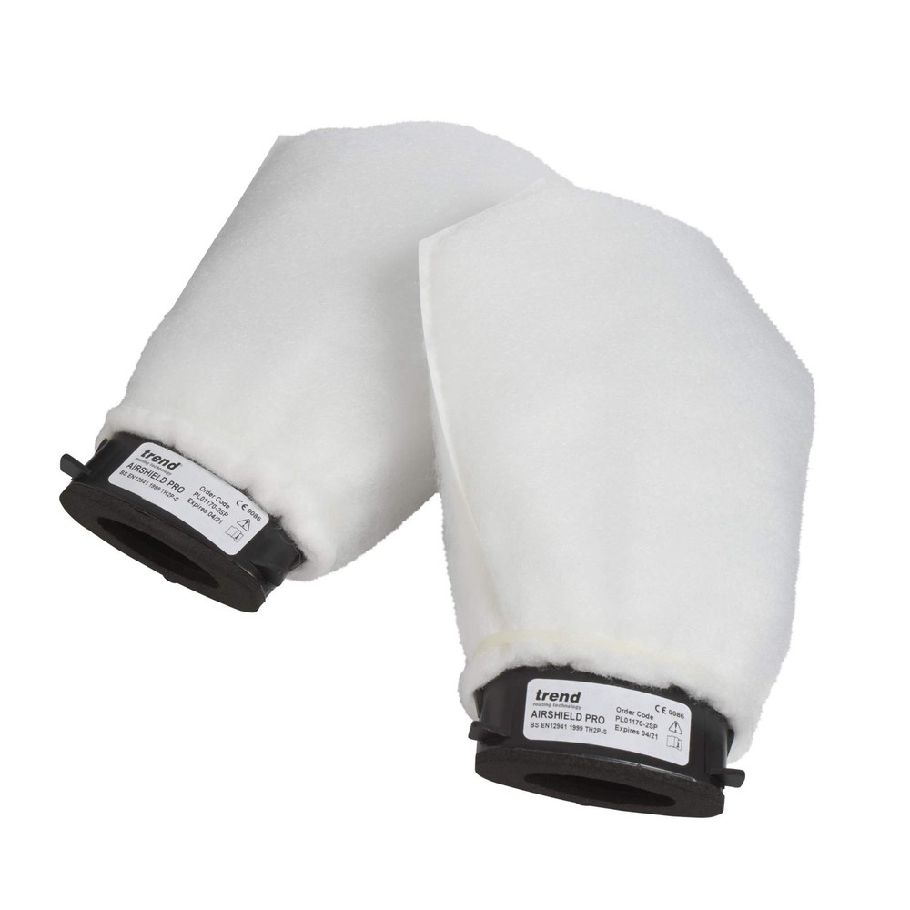 Trend Airshield Pro Face Shield Replacement Air Filters - 2-Pack