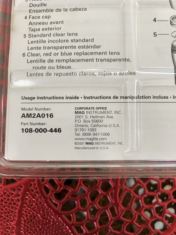 Maglite Mini 2 Cell AA Flashlight Accessory Pack AM2A016