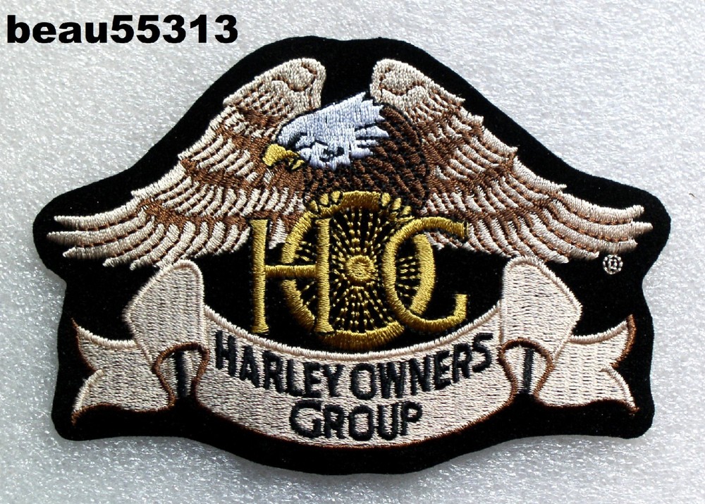 ⭐HARLEY DAVIDSON OWNERS GROUP HOG MOTORCYCLES "EAGLE CLAW" VEST PATCH