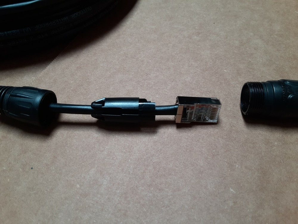 3 FT PRO CAT6 Tactical Shielded w/Neutrik Ethercon Digital Audio Cable RJ45