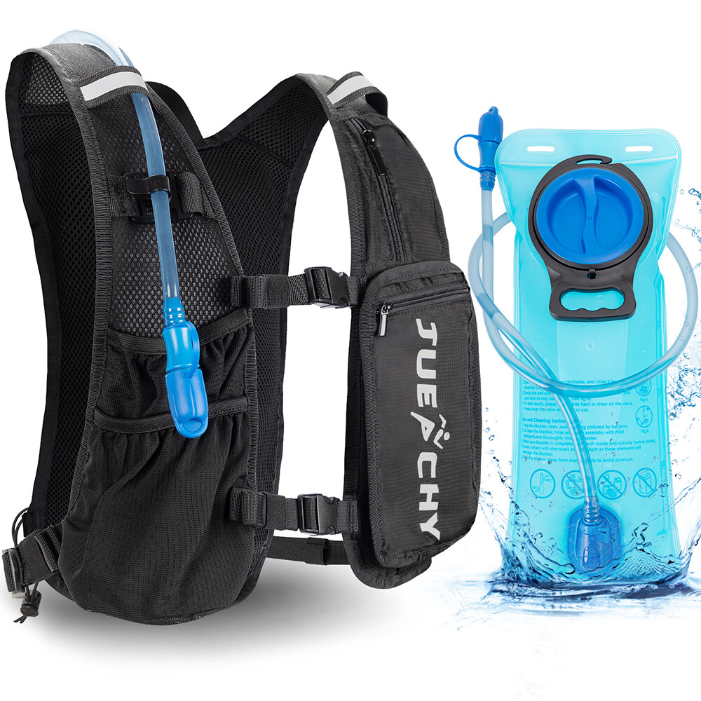 Running Vest Lightweight for Men: Hydration Backpack with 2L Water Bladder