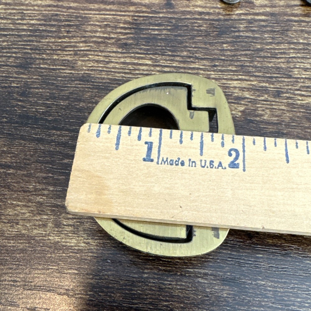 Drexel Passage Drawer Pull Handle Campaign Brass KBC N-16817 Vintage Replacement