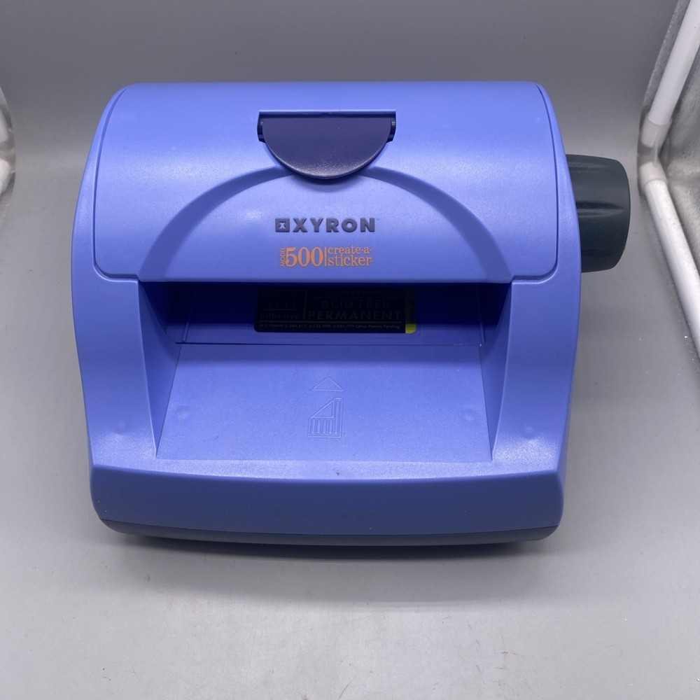Xyron Model 500 Create a Sticker 5" Sticker Maker Machine Gentily Used