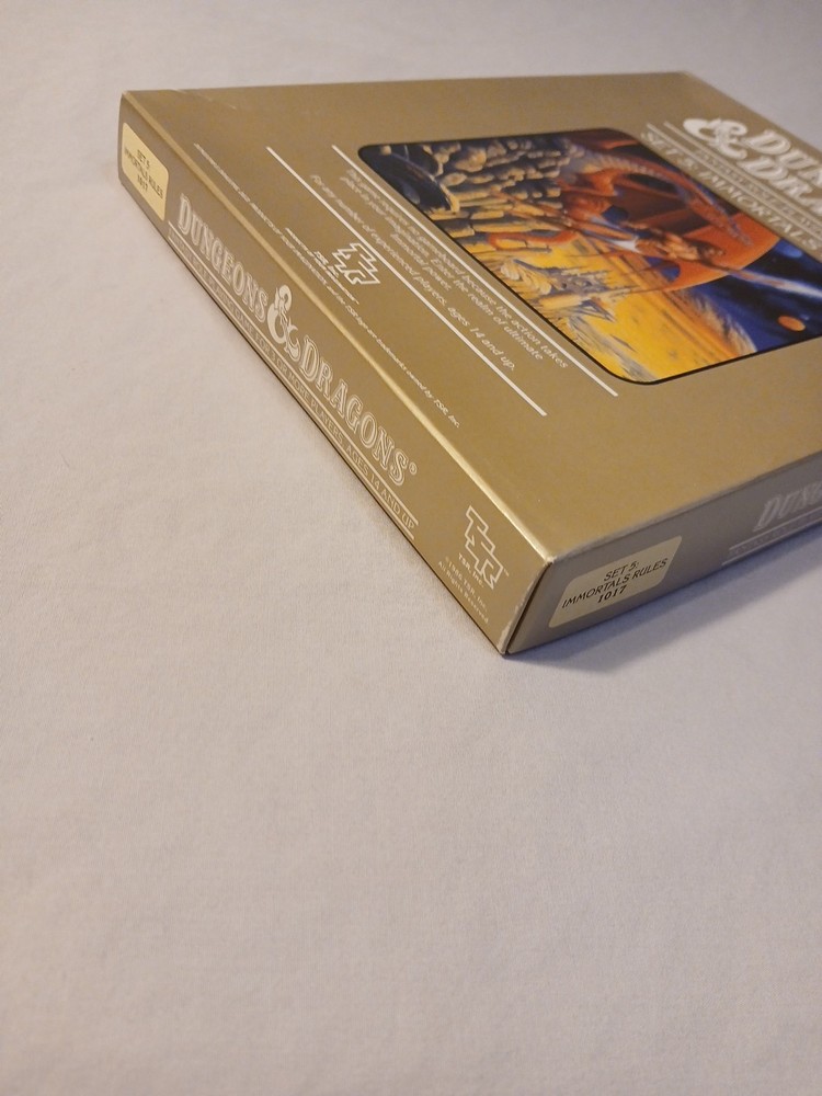 Dungeons & Dragons Immortal Rules Boxed Set BECMI Very Fine Condition
