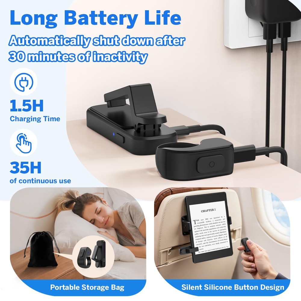 Page Turner Ring for Kindle,Remote Control for iPhone iPad Android Tablets E-...