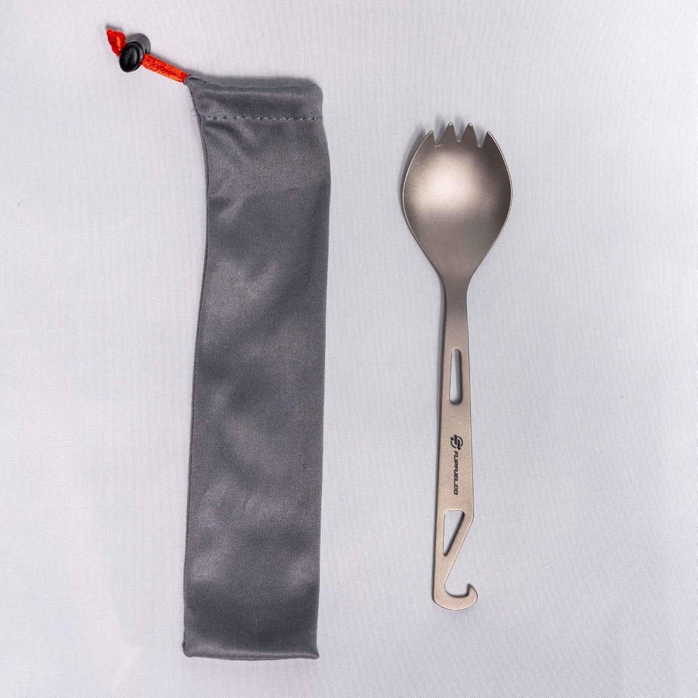 Titanium Spork – Ultralight Spoon Fork for Camping