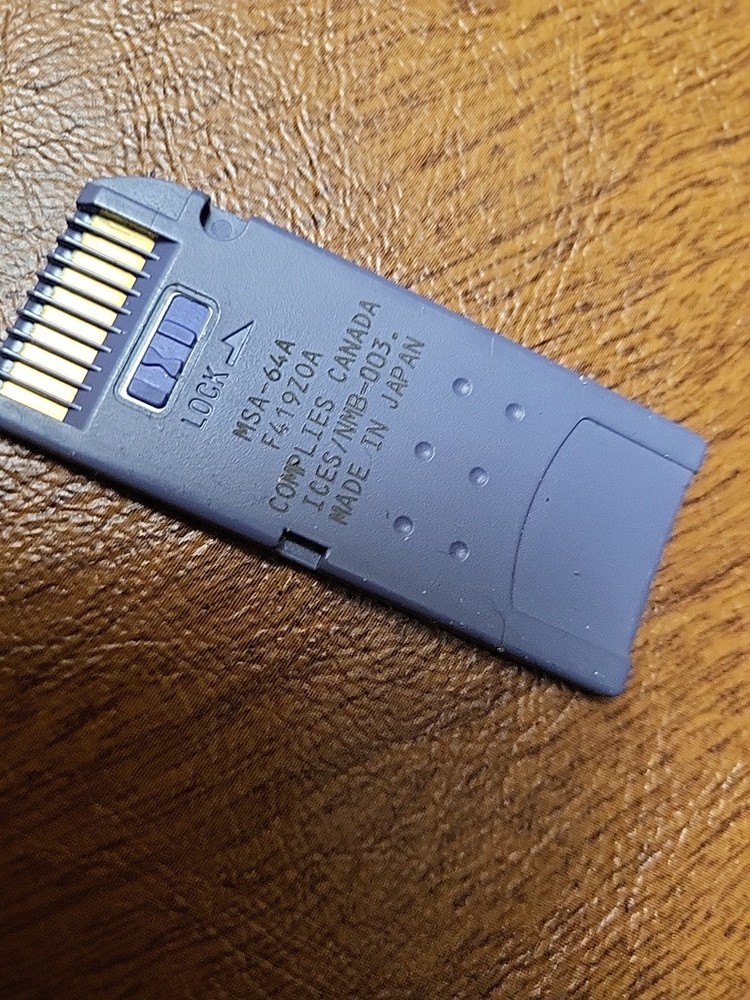 Sony Genuine Memory Stick 64MB MSA-64A Camera Memory Card