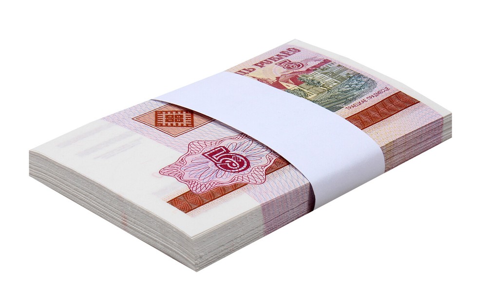 Belarus 5 Rublei, 2000, P-22, UNC X 100 PCS Bundle Pack