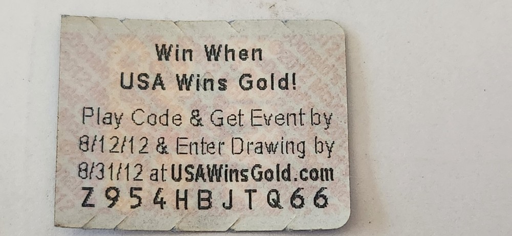 2012 McDonald's Drawing Tab Win When USA Wins Gold!
