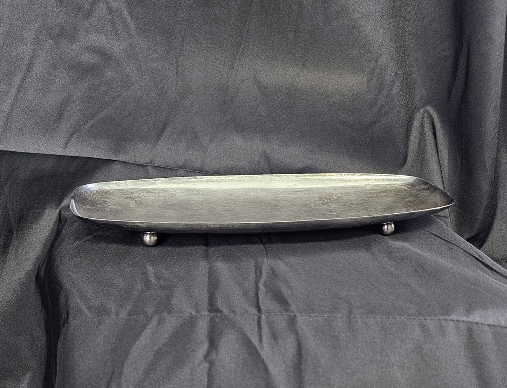 Rare ZCMI Silver Plated Display Store Tray Bowl
