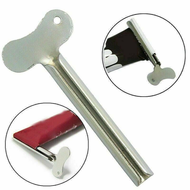 5x Stainless Steel Tube Toothpaste Squeezer Key Wringer Easy Squeeze Tools bTY