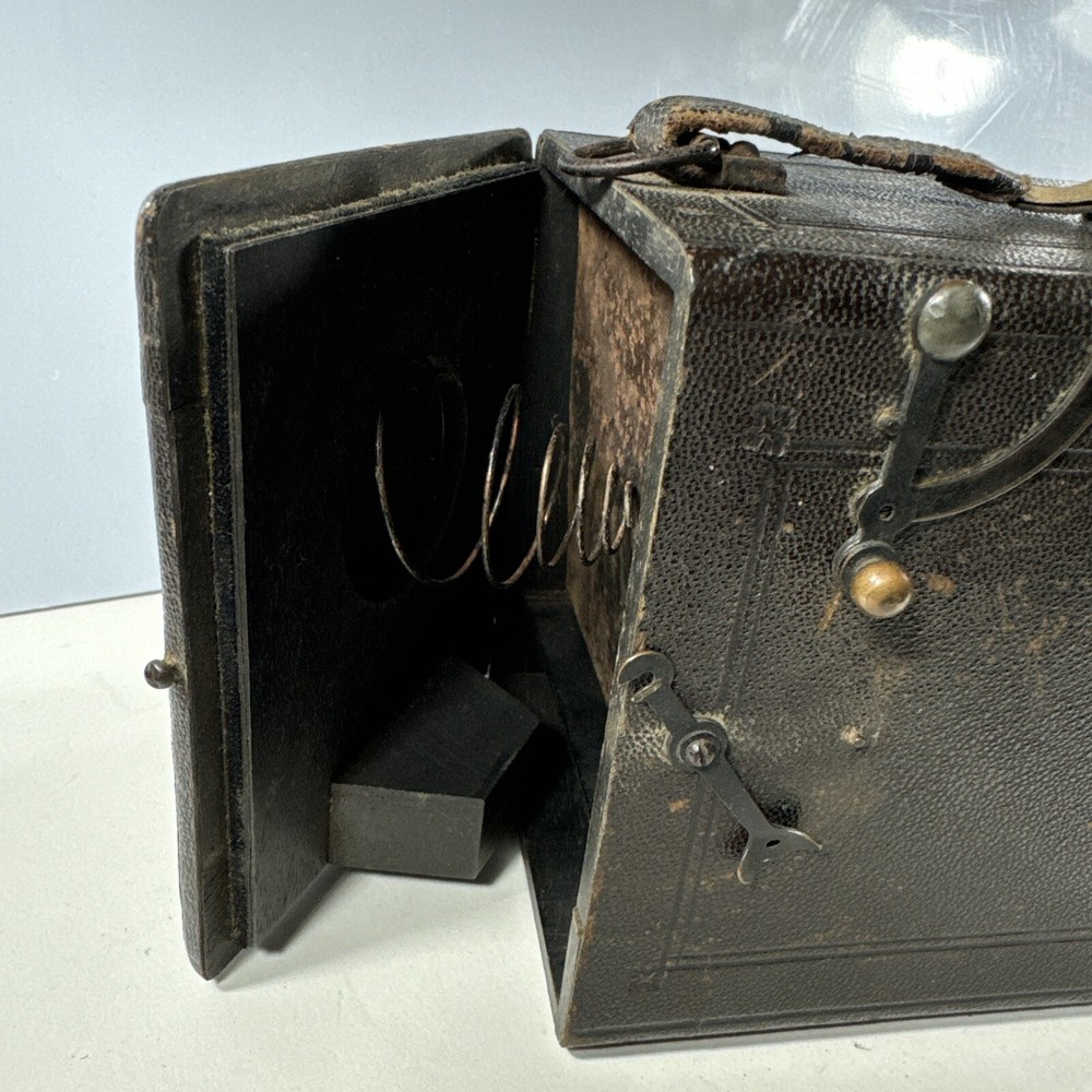 Murer's Express Newness Model A Falling Plate Box Camera - Rare Working Complete