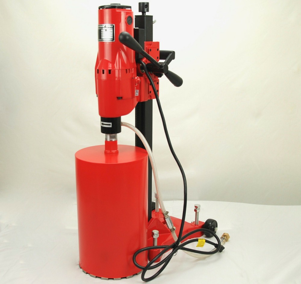 BLUEROCK ® Tools Model 10Z1RB CONCRETE CORE DRILL W/ ROLLING BASE & STAND