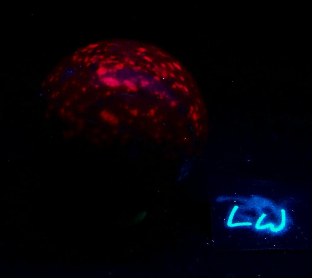 Fluorescent Ruby in Fuchsite 60mm Collection Sphere 5087