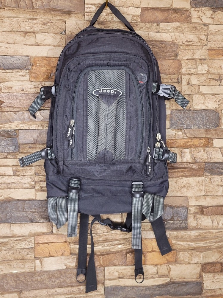 2012 Jeep Rugged Backpack with Waist Buckle and Handle