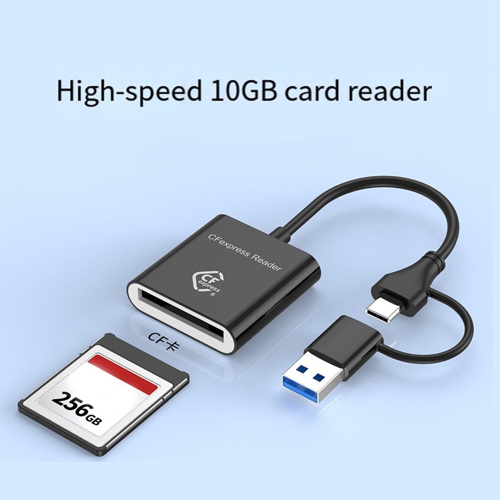 10Gbps CFexpress Type B Card Reader Writer USB3.2 Gen2 USB-C CFe Card1343