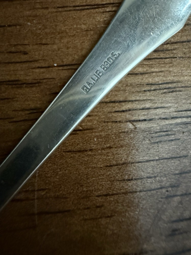 Magnus Aase 830s Norwegian Silver Pierced Handle Fork
