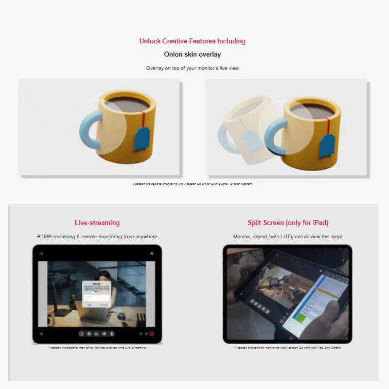 Accsoon CineView HE Wireless Video Transmission System Transmitter&Receiver Kit