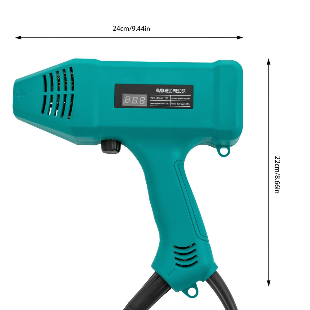 3000W Blue Portable Welding Machine Handheld Welding Machine Digital Welder Gun
