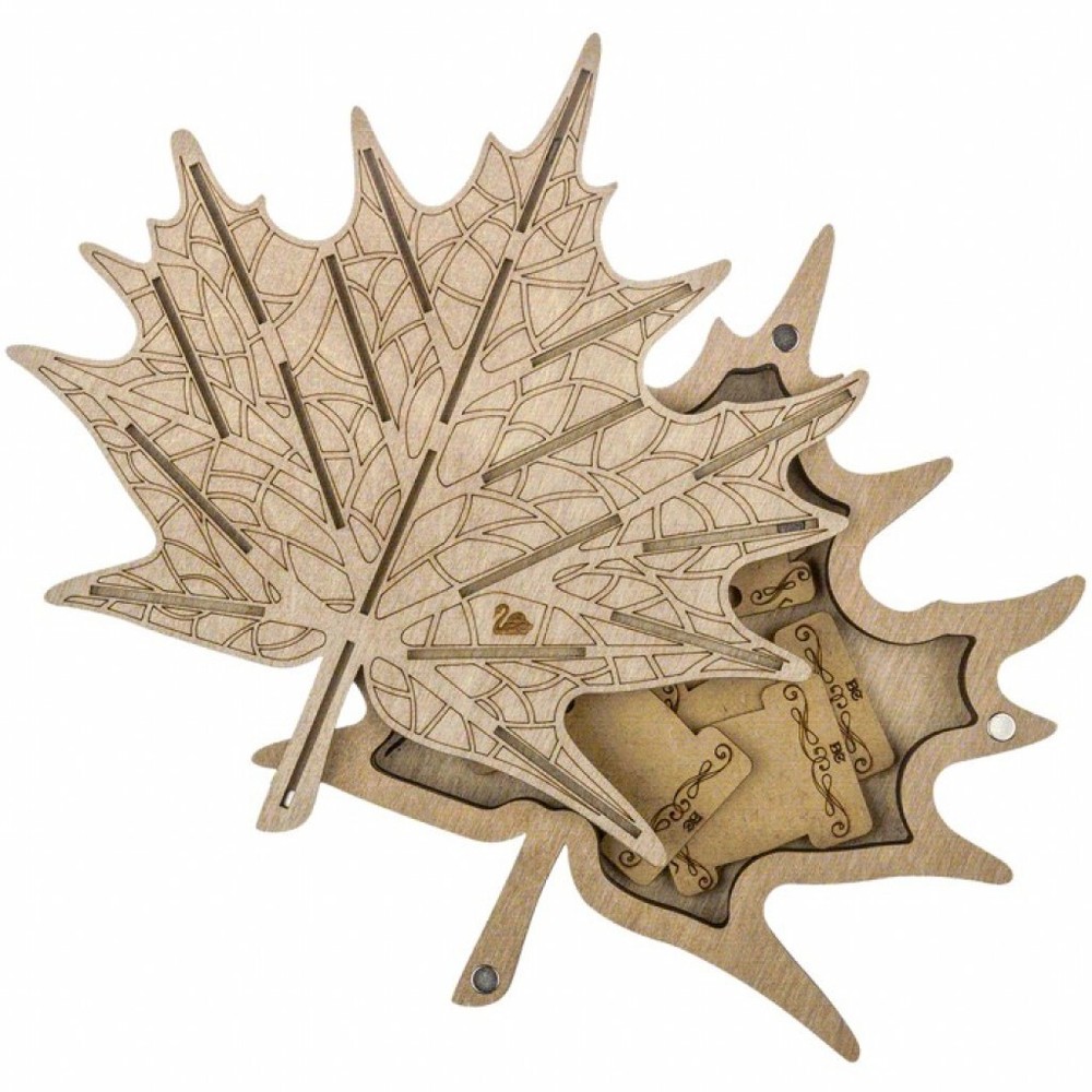 Plywood Needlework Box + 21 spools Needlework Organizer Thread/Floss organizer