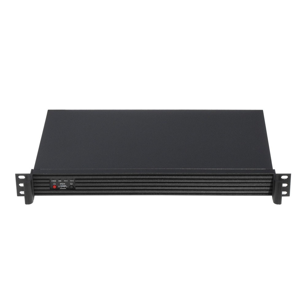 Ultra Short Depth 1U 19in Rack Mini ITX PC Computer Case Empty server chassis